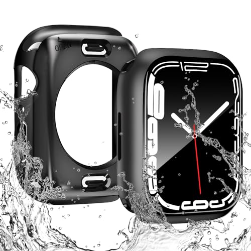 �y2023�~�����ŁzILYAML for Apple Watch �P�[�X 360�x�S�ʖh�� �o���h ���j�E�X�|�[�c��p �K���X�t�B���� ��̌^ apple watch �p �J�o�[ 360�t���{�f�B�h�� �A�b�v���E�H�b�` �P�[�X Apple Watch Se