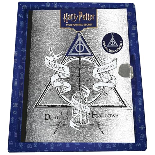 Harry Potter - Mon journal secret reliques de la mort avec pendentif