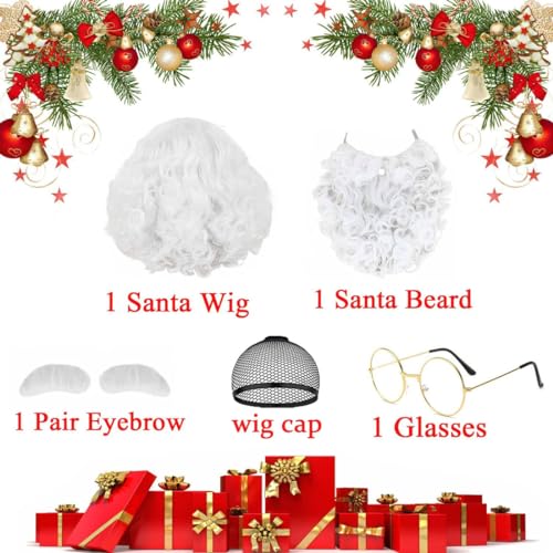 Shecool SD010 Deluxe Santa Beard And Wig Set thumb #3