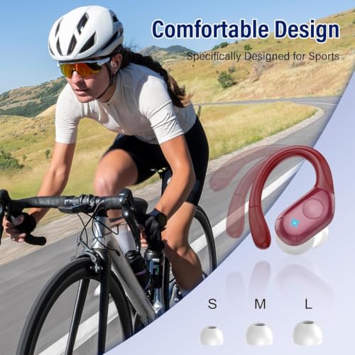 Image of Ltinist Bluetooth 5.4 Headphones, 75H Sports Wireless Earbuds Bass Stereo
