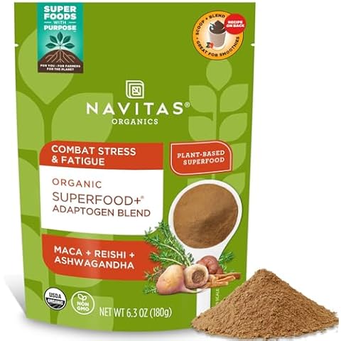Navitas Organics Superfood+ Adaptogen Blend for Stress Support Cover