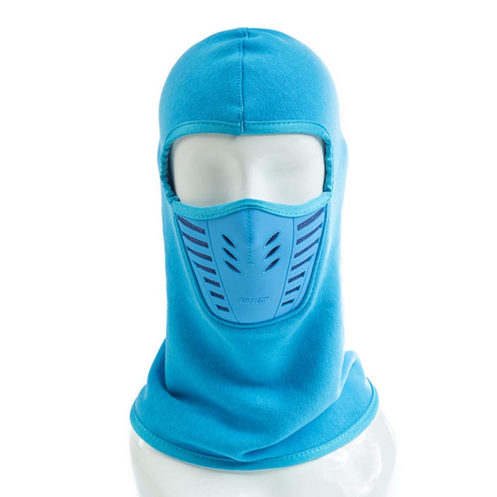 ABUCIYOU Knitted Hat Unisex Beanie Men Face Mask Balaclava Windproof Dustproof Winter Hat Hoodie Style Ski Hat