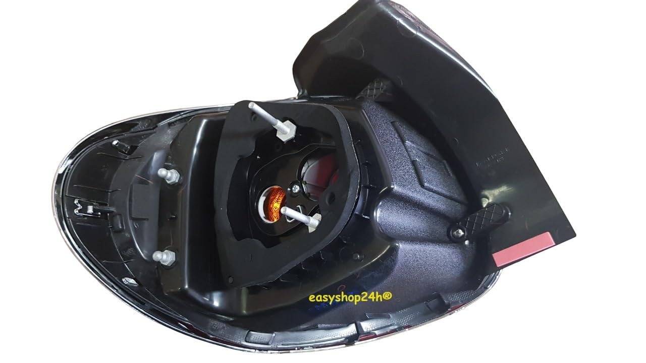 Anello Decorativo Cromato Per Fanale Posteriore Destro – Compatibile Con Fiat 500L 2014-2018, 68235996AA, Protezione E Stile In Plastica Resistente