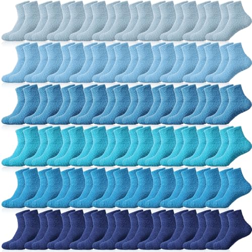 Image of Handepo 60 Pairs Women Fuzzy Socks Bulk