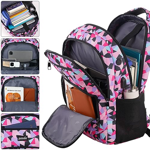 Image of Paude Backpack for Teen Girls & Women - School & Travel Laptop Bookbag for City Trip & Office