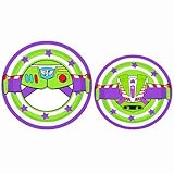 Generic 40ps Light inspired Year Birthday Decorations Cartoon Story Birthday Buzz Paper Plates for Toy Game 1st 2nd 3rd 4th 10th Bday Decor, 9IN, Purple