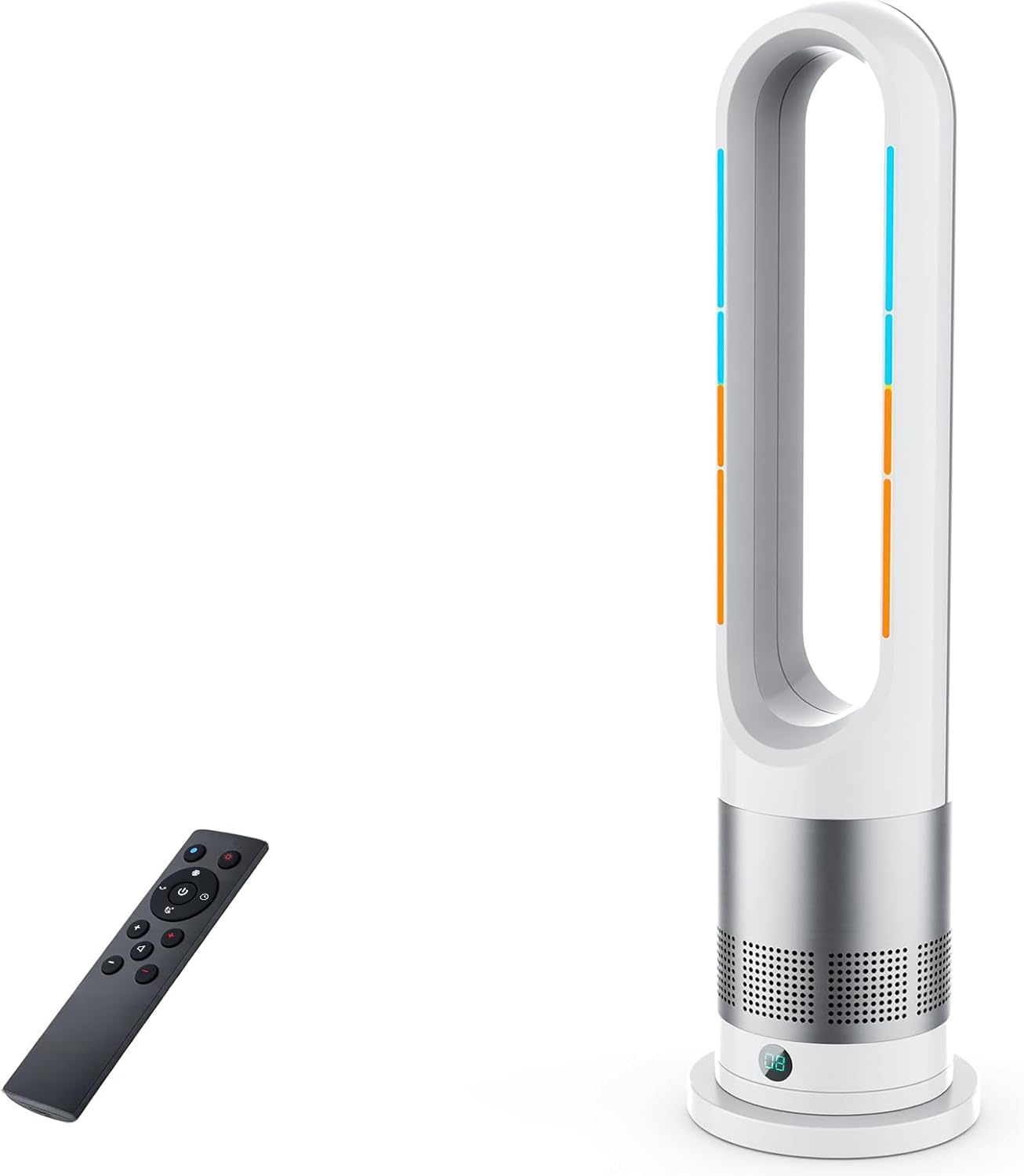 タワーファン 羽なし　扇風機 サーキュレーター　DCモーター セラミックヒーター 限定セール】 扇風機 羽なし サーキュレーター dcモーター