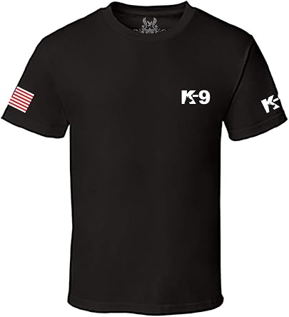 Gs-eagle Mens K-9 Police Graphic T-Shirt
