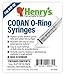 Henry's Slip-Tip O-Ring Syringes, 5 mL (10 Pack)