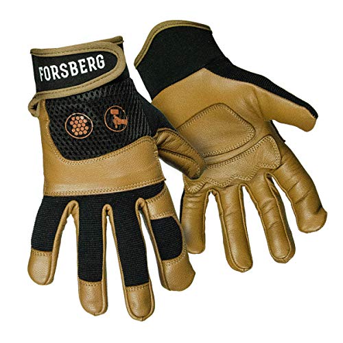 Preisvergleich Produktbild FORSBERG Sterka Volllederhandschuhe mit Neopren Manschette, funktionelle Handschuhe für die Arbeit und Freizeit, Größe:10
