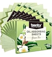 Teenitor 800 Counts Natural Green Tea Oil Control Film, Oil Absorbing Sheets for Oily Skin Care, ...