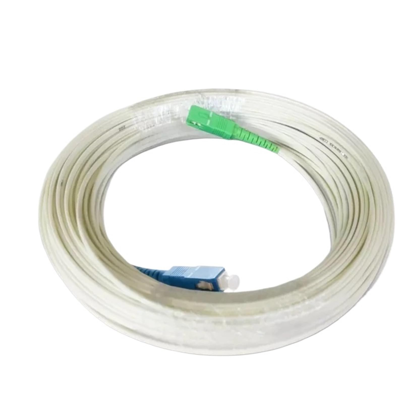 Zewnętrzny światłowodowy kabel krosowy SCASCA 10-500 metrów, simplex FC SC LC, jednomodowy kabel krosowy FTTH (40 m, FC-FC biały)