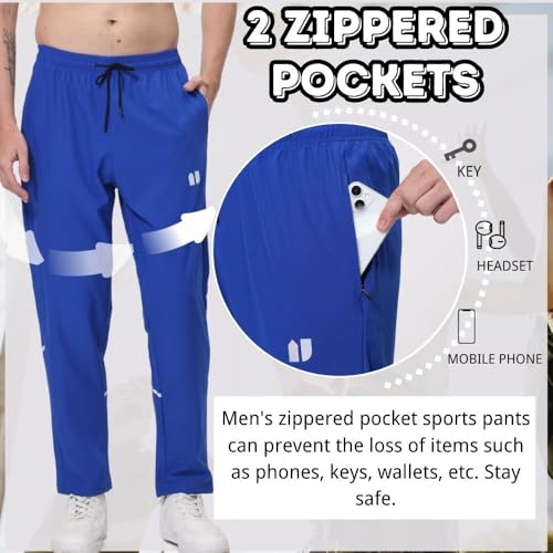 3 Pack Mens Athletic Sweatpants,Gym Joggers Pants for Men Running Jogging Pants,with Zip Pockets4
