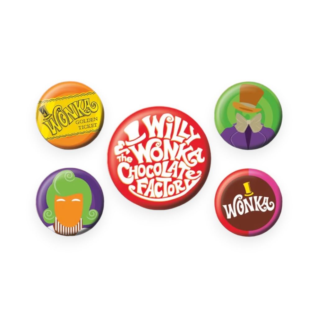Pyramid International Willy Wonka & The Chocolate Factory Badge Pack