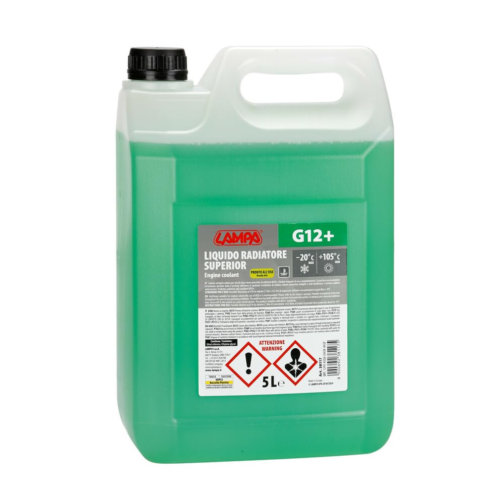 Lampa 38117 Superior-​Verde G12+, Liquido antigelo radiatore (-​20°C) - 5 L