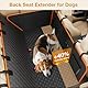 Pecute Hundedecke, Hundedecke Auto Rückbank, Verbesserte Hartplatten Unterstützung bis 150 kg, 40% mehr Platz für die vollständige Abdeckung des Rücksitzes, für Reisen, Ausflüge, Tierarztbesuche