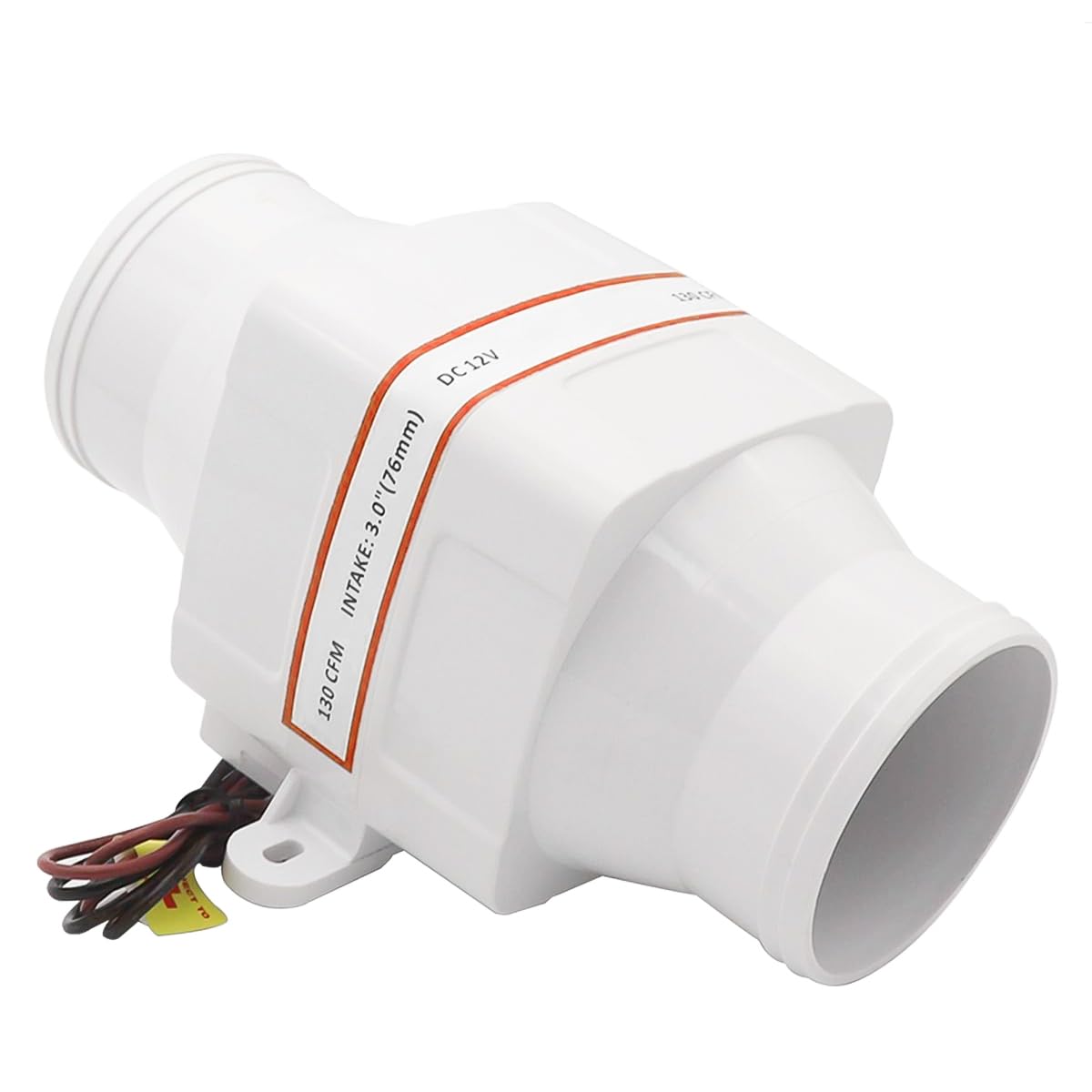 Ventilatore di Ventilazione modificato per Yacht RV Ventilatore di Ventilazione Silenzioso e Potente Attrezzatura per Ventola di sentina Marina DC Adatta per Yacht e Camper (12 V 76 mm)