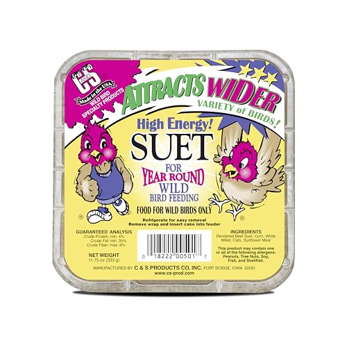 C&S High Energy Suet Treat, 11.75 Ounce, 8 Pack