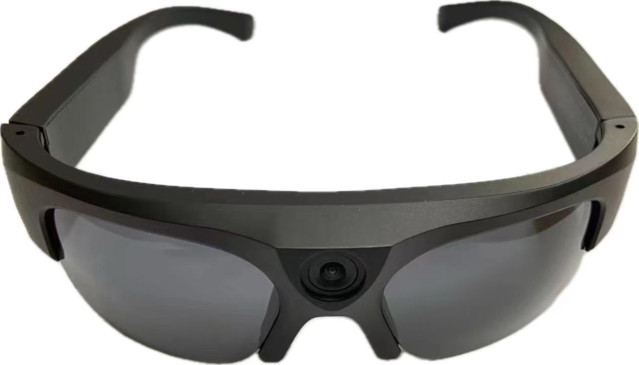 Smart Glasses with HD Camera Bluetooth Connectivity Live Streaming Black Black 32G