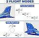 2 Stück Styroporflieger, Manuelles Werfen Segelflugzeug, Schaum Flugzeug Spielzeug, Kinder Modell Segelflugzeug, Sportarten Outdoor Spielzeug