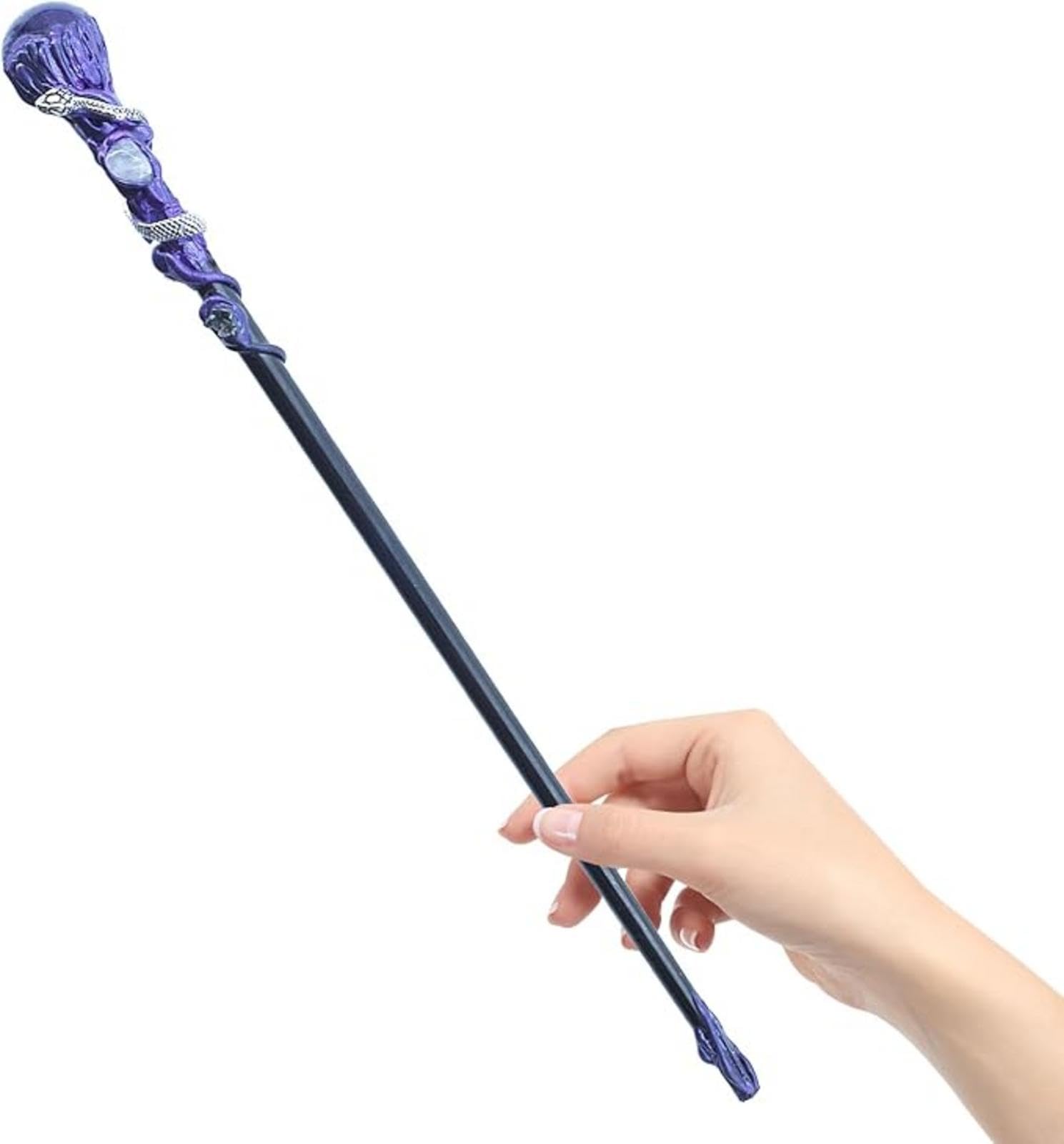 Amazon.co.jp: 手作りクリスタル魔法の杖魔女ウィザードコスプレ魔法の
