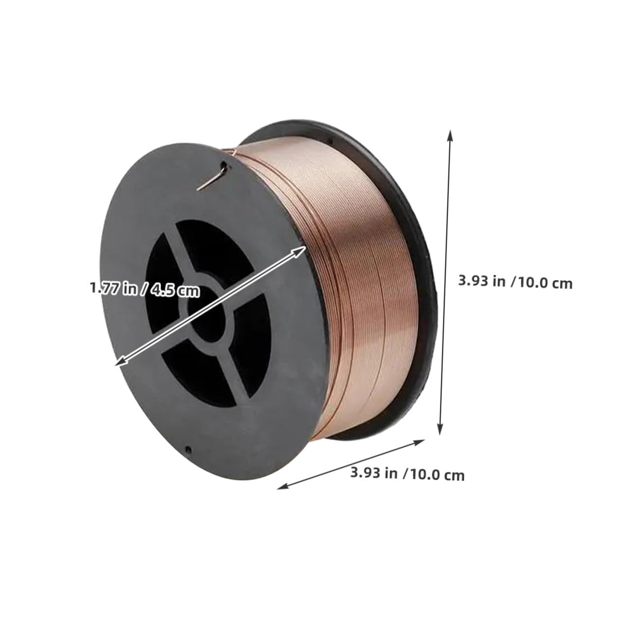 Rollo de Alambre para Soldar de Acero al Carbono Er70s-6, Núcleo Fundente sin Gas, 1,2 Mm, 1 Kg, Cable para Soldadura Industrial y Reparación Electrónica, Uso en Construcción