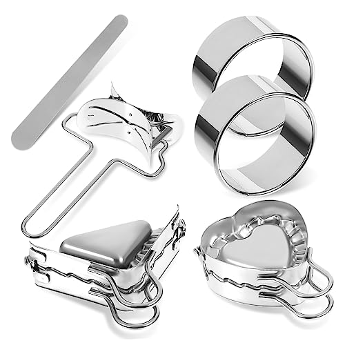 PHENOFICE 2juegos Máquina Para Hacer Dumplings Prensa De Masa Kit Para Pierogi Casa Cortador De Envoltura