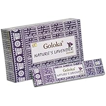 Goloka Natures Lavender Incense Sticks 15gms - 12 Packs