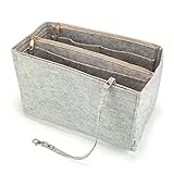 PLATZ und ORDNUNG für alles: 11 Innentaschen, 2 in 1 - abnehmbare Mittel-Tasche mit Reißverschluss (seitlich mit Klettverschluss befestigt), Schlüsselanhänger