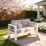 Kiss the Water Aluminum Loveseat