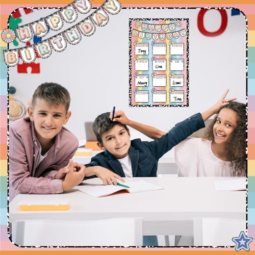 Humyoun Birthday Chart for Classroom Decor, Bulletin Board Poster Wall by Humyoun - Image 6