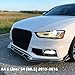 STSEV01 Front Bumper Lip Splitter Spoiler Fit for Audi A5/ S5/ B8 B8.5 2008-2017 + A4/ S4/ B8 B8.5 2008-2016 Accessories, 3pcs Air Dam Chin Body Kit Underbody Lip (Carbon Fible Look)