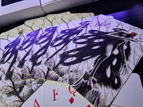 Mothman Playing Crad Deck, con arte exclusivo y carta firmada miniatura 2