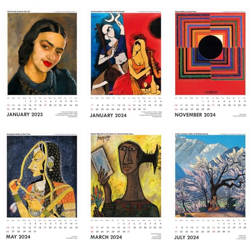 Image of Tallenge - Indian Masters - 2026 Desk Calendar - 6 x 9 Inches for Home & Office (Paper, Desk Calendar)