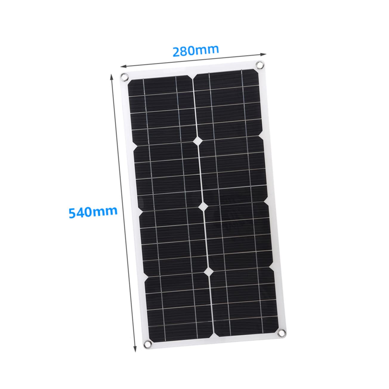 Kit Pannello Solare Pieghevole Portatile 25w 18v in Silicio Monocristallino, Leggero, per Campeggio e Emergenze Auto,