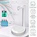 LED Bedside Water Dispenser,Desktop Water Bottle Dispenser,New upgrade LED Light and Touch buttons, Portable 5 Gallon Water Dispenser,with 7 Levels Pumping and Light,Suitable for Home, Office, (white)
