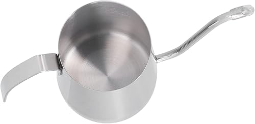 Miniatura 7 de Hervidor de cuello de cisne, 11.8 fl oz para verter sobre la tetera de cuello de cisne, cafetera de acero inoxidable, tetera de cuello de ganso,