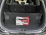 Envelope Style Trunk Mesh Cargo Net for Hyundai Santa Fe SE SEL 2021-2023 - Car Accessories - Premium Trunk Organizers and Storage - Cargo Net for SUV - Vehicle Carrier Organizer for Hyundai Santa Fe