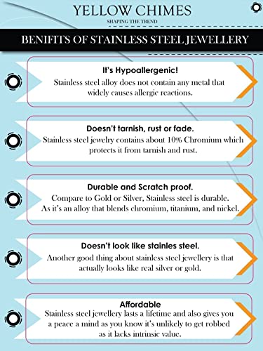 Yellow Chimes Earrings for Women and Girls Fashion Hoop Earrings for Girls | Geometric Circle Shaped Hoops Earrings | Birthday Gift for Girls & Women Anniversary Gift for Wife - Image 5