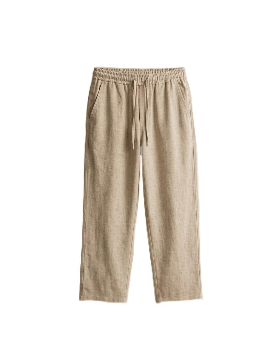 Mens Cotton Linen Fabric Trouser-picture-51