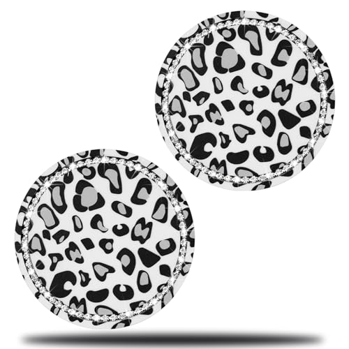 2 portavasos de coche de color blanco, universal para vehículo, portavasos de silicona antideslizante, accesorios de coche para mujeres y hombres