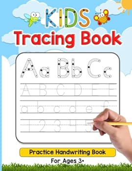 Paperback Kids Tracing Book: Number tracing sheet; Letter tracing preschool- Ages 3+ Book