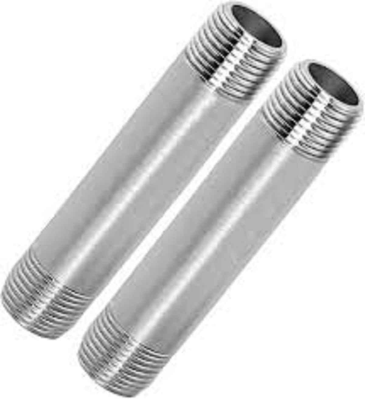 SS 304 Male Threaded Nipple Pipe 3/4" NPT x 3/4" NPT 4 inch Length-image-33