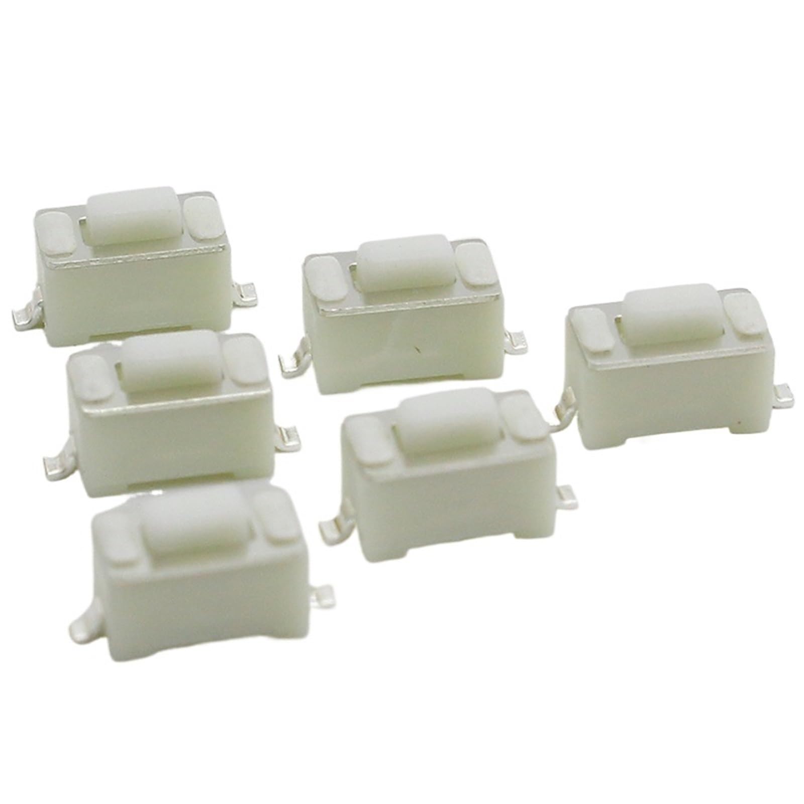 Momentaner Mikroschalter mit Touch-Taste, 100 Stück, 2-polig, SMD, 3 x 6 x 4,3 mm