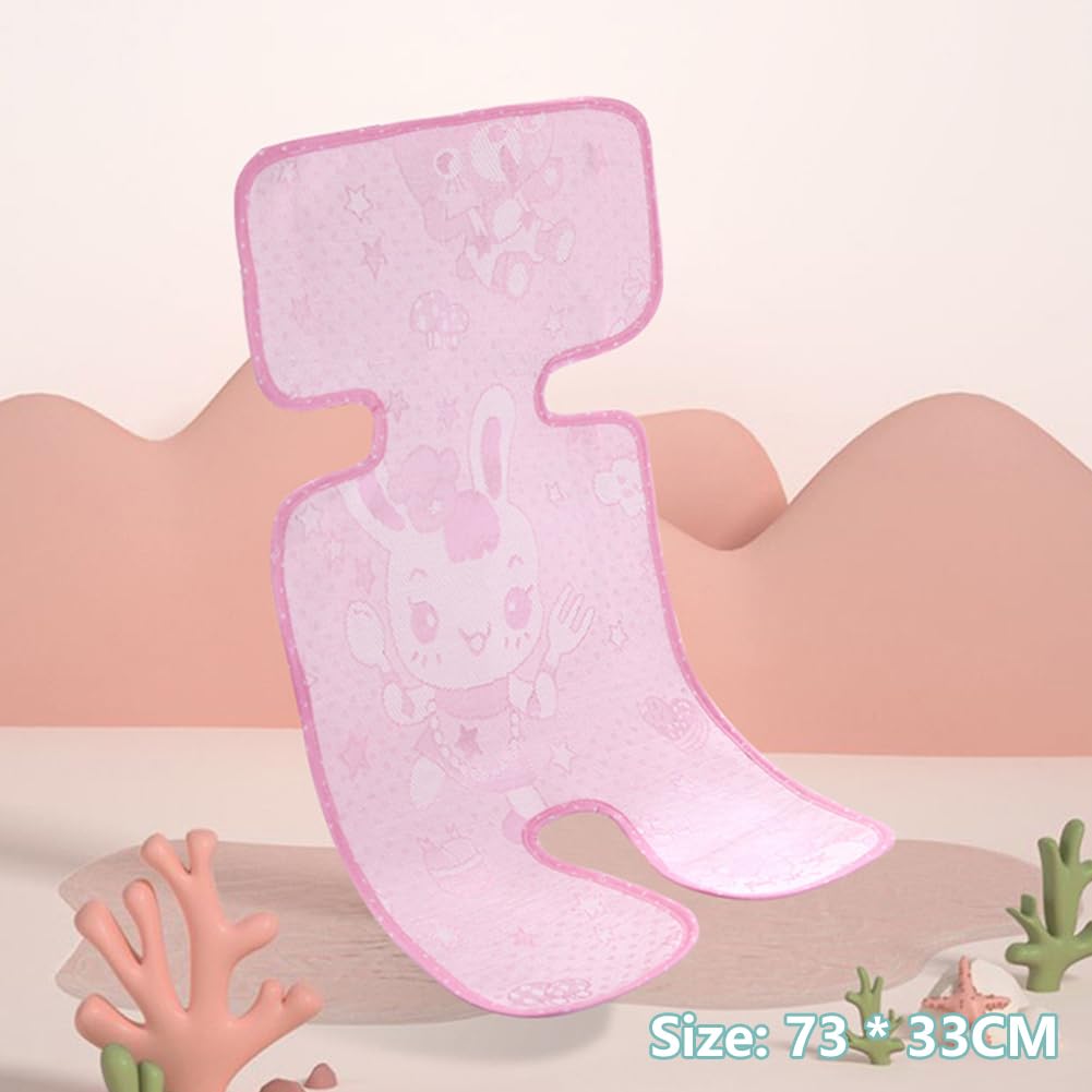 Atmungsaktive Sitzauflage Für Kinderwagen - Sommer Bezug Aus Eisseide, Anti-schwitz