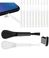 Vista 1 de Kit de limpieza de teléfono de 13 piezas Limpiador de puertos de carga de teléfono Cepillo de limpieza reutilizable para teléfono y herramienta