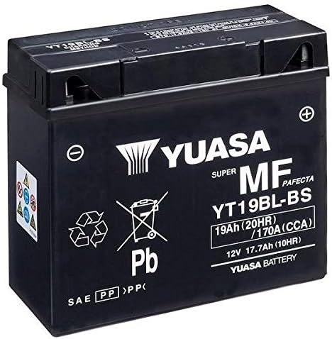 Yuasa (YUAM6219BL) YT19BL-BS Sealed Battery