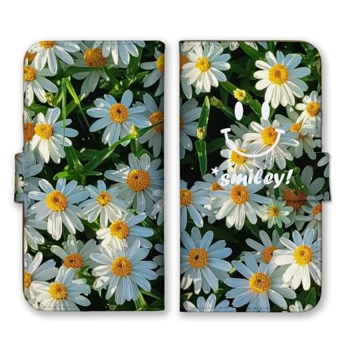 Google Pixel 8a 用 ケース 手帳型 グーグルピクセル8a スマホケース スマイル にこちゃん 花柄 花 おしゃれ カラー04