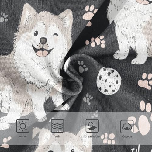 Wusikd Husky Dogs Girls' Underwear Cotton Cute Girls Briefs Soft Toddler Underwear 2T3