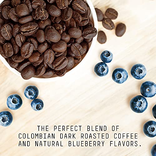 Stone Street Cold Brew Flavored Coffee, Natural Blueberry Flavor, Low Acid, 100% Colombian, Gourmet Coffee, Coarse Ground thumb #2